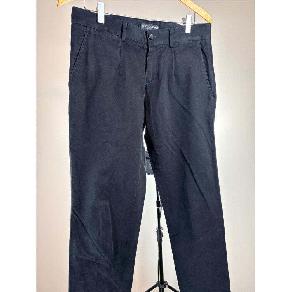 Dolce & Gabbana Mens Black Pants 32 w
